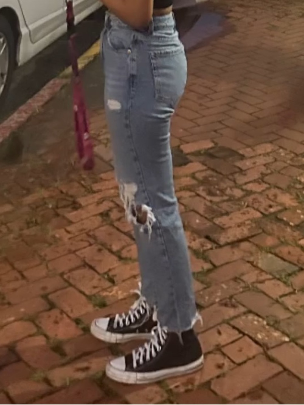 Garage Women's Light Blue  Denim Mom Jeans - Picture 11 of 11